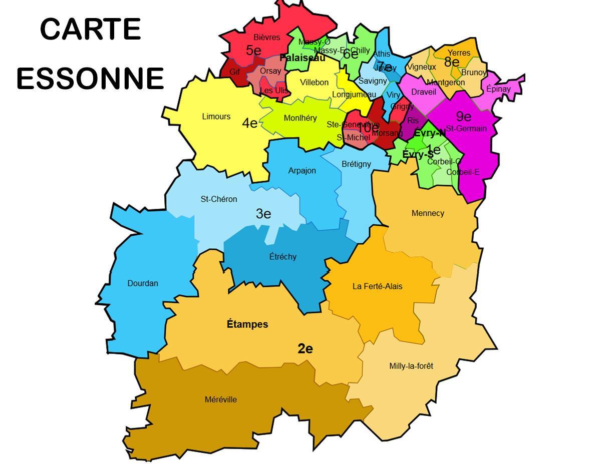 Kort i Essonne
